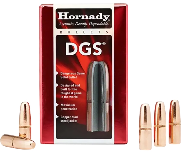Picture of  Hornady 4748 Dgs  470 Cal .474 500 GR Dangerous Game Solid 50 Per Box/ 15 Case 090255247480