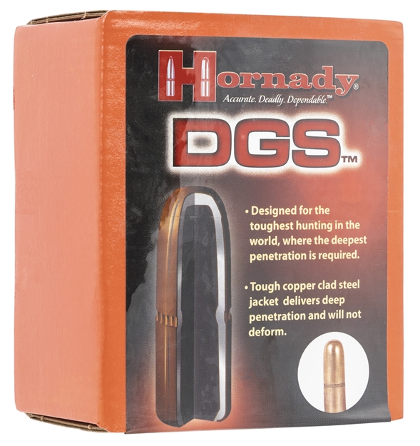 Picture of  Hornady 5051 Dgs  505 Cal .505 525 GR Dangerous Game Solid 50 Per Box/ 15 Case 090255250510