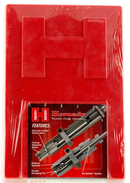 Picture of  Hornady 546118 Custom Grade Series I 2 Die Set For 17 Hornet Includes Sizing Seater 090255561180