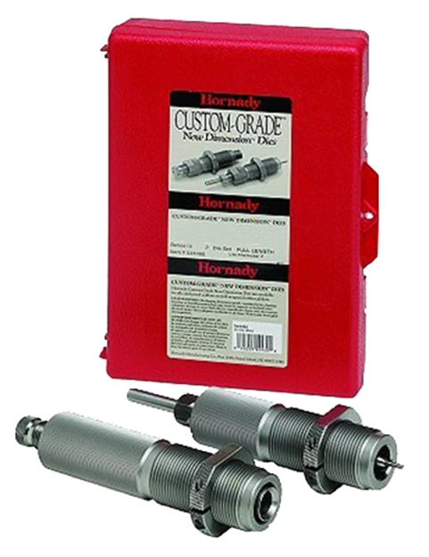 Picture of  Hornady 546366 Custom Grade Series I 2 Die Set For 303 British Includes Sizing Seater 090255563665