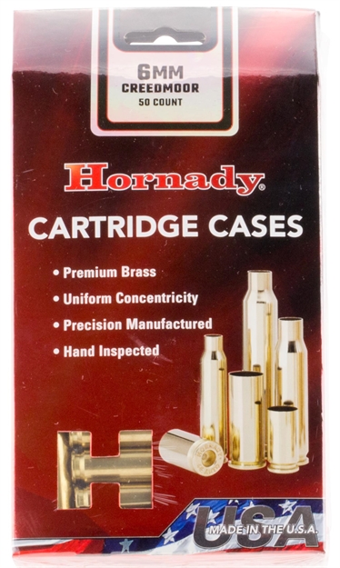 Picture of  Hornady 86280 Unprimed Cases Cartridge 6Mm Creedmoor Rifle Brass