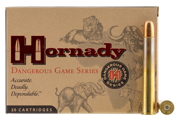 Picture of  Hornady 8256 Dangerous Game  450Nitroexpress 480Gr Dangerous Game Solid 20 Per Box/6 Case 090255382563