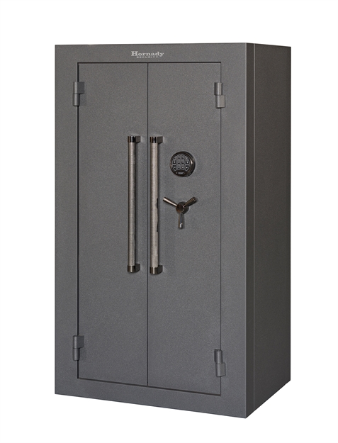 Picture of  Hornady 95071 Mobilis  Double Door Matte Grey 9 Gauge Steel Safe
