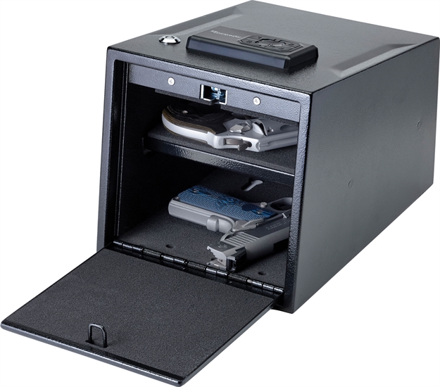 Picture of  Hornady 95430 Two Gun Keypad Vault Gun Safe Electronic Keypad 16 Gauge Steel Black
