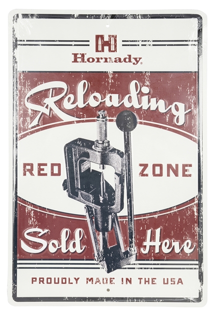 Picture of Hornady Reloading Redzone Tin Sign