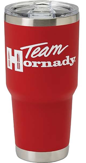 Picture of  Hornady 99134 Team Hornady Tumbler Red Stainless Steel 30 OZ 090255991345