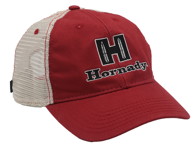 Picture of  Hornady 99231 Hornady Cap Mesh Cap White Red Structured 090255992311