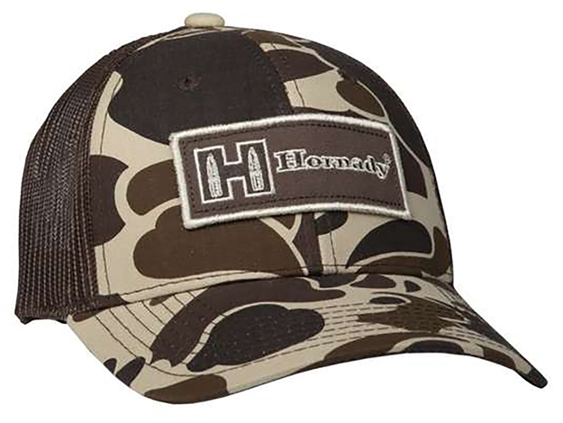 Picture of Hornady 99291 Hornady Cap  Mesh Brown/Tan Camo W/Hornady Patch Osfa