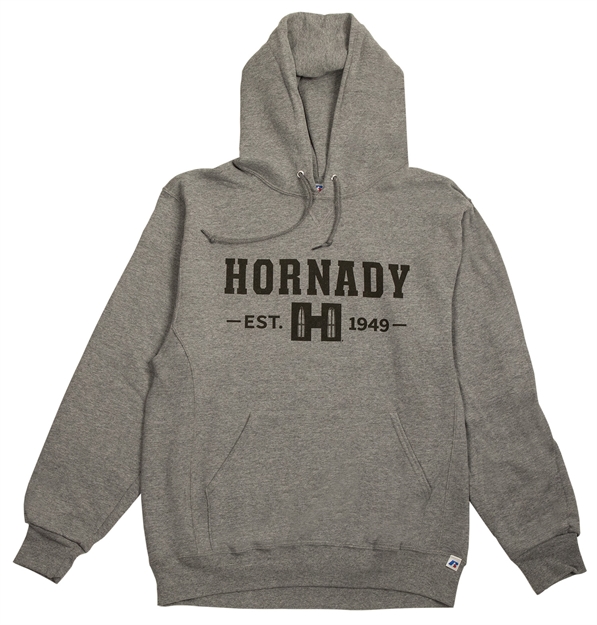 Picture of  Hornady 99595M Hornady Hoodie  Gray Long Sleeve Medium