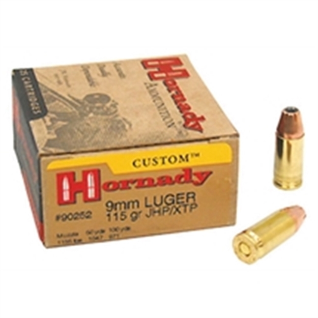 Picture of Hornady 9Mm 115Gr Jhp/Xtp