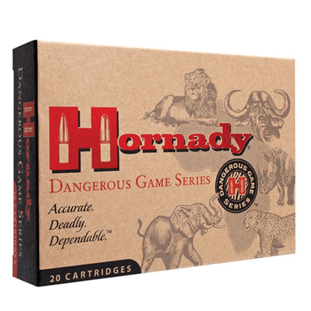 Picture of  Hornady 8264 Dangerous Game  470Nitroexpress 500Gr Dangerous Game Solid 20 Per Box/6 Case 090255382648