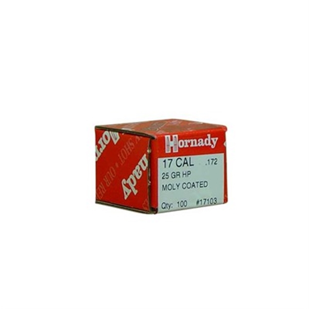 Picture of Hornady Bullet 17Cal(.172)25Gr HP Moly