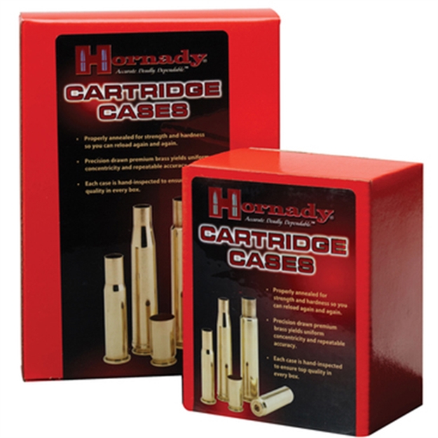 Picture of  Hornady 8741 Unprimed Cases  358 Win Rifle Brass 50 Per Box