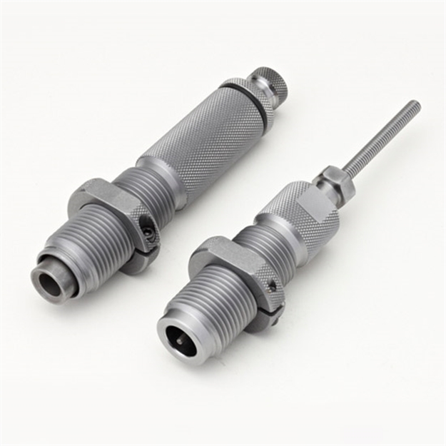 Picture of  Hornady 546282 Custom Grade Series I 2 Die Set For 6.5X55 Swedish Includes Sizing Seater