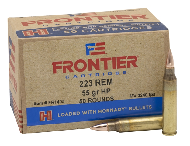 Picture of Frontier Rifle Ammo 223 Rem, 55 Gr, Hollow Point Match, Oriented, 50 Rnd FR1405