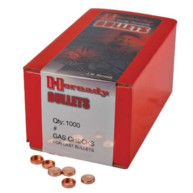 Picture of  Hornady 7140 Crimp-On Gas Checks 45 Cal Cast Bullets/ 1000 Per Box