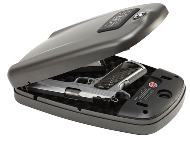 Picture of Hornady Rapid Safe 2700Kp X-Large Rfid Touch Free Pistol Vault 12.7" X 8.7" X 2.9" 98172