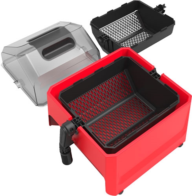 Picture of Hornady 050207 Rotary Media Sifter Red Multi Caliber 150207