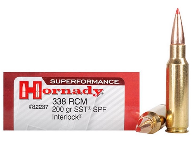 Picture of Hornady Superformance Rifle Ammo 338 Rcm, Sst, 200 Grains, 2950 Fps, 20, Boxed