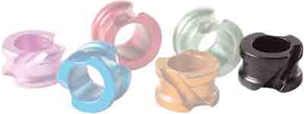 Picture of Hot Shot Archery Shot Archery Blk Accu-Peep 1/4" Large W/Angular Grooves! EP10