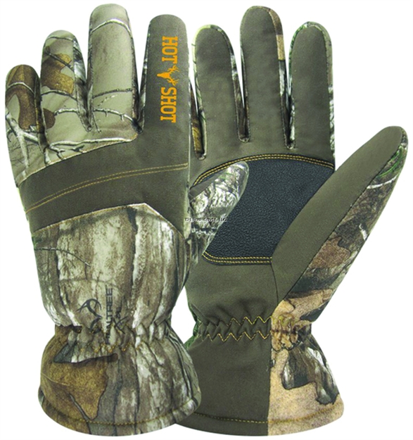 Picture of Hot Shot Boys Defender Brushed Tricot Glove 40Gr Thinsulate Waterproof Insert Realtree Xtra 04-206Bc-L
