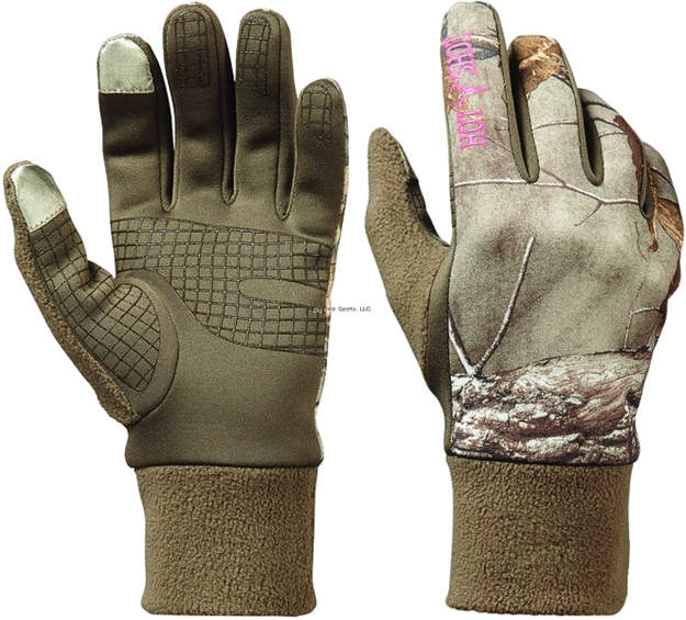 Picture of Hot Shot Ladies Grazer Realtree Xtra Stretch Fleece Glove W/Pro-Text Touch 04-102Lc-L