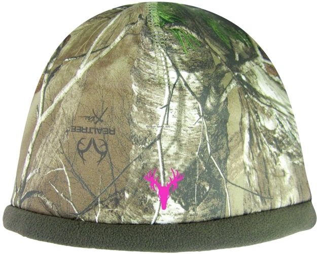 Picture of Hot Shot Ladies Mustang Realtree Xtra Stretch Fleece Beanie 100% Poly 4Way Stretch Fleece Lining