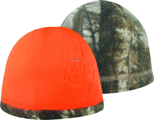 Picture of Hot Shot Mens 220G Fleece Camo Beanie Reversible Blaze/Realtree Xtra