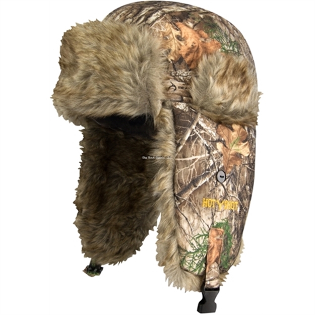 Picture of Hot Shot Mens Brushed Tricot Trapper Hat, Lined With G80 Thinsulate 1E-324C-LX
