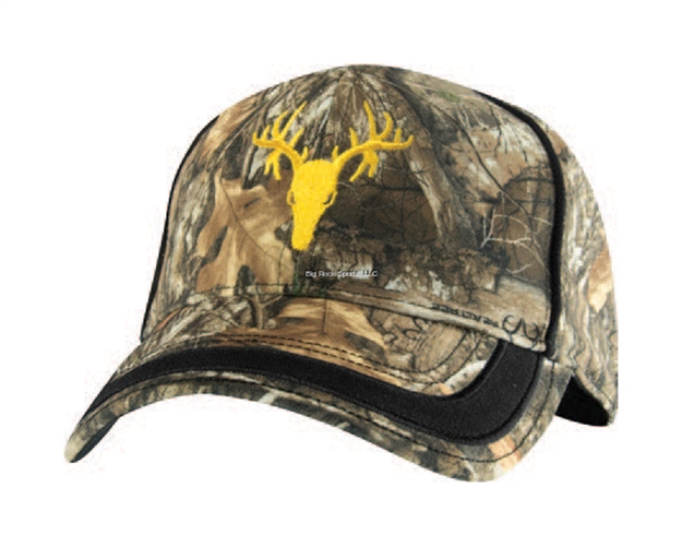 Picture of Hot Shot Men's Cotton/Polyester All Over Camo Ballcap With Black Twill Accent, Adjustable, Osfm, Moon Shine Camo
