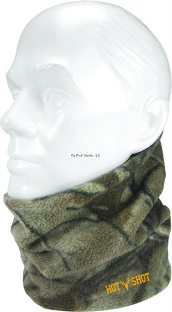 Picture of Hot Shot Mens Gator Fuzzy Fleece Gaiter Reversible Canteen Realtree Xtra