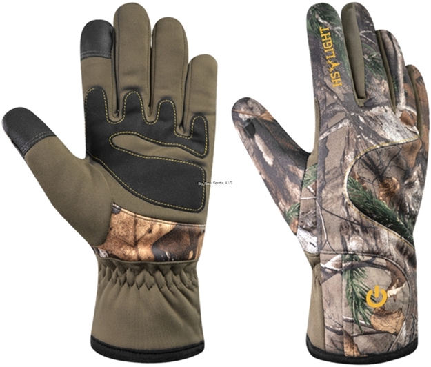 Picture of Hot Shot Mens HS Light Polyester Woven Softshell + Tpu, Odor-X Lighted Touch Glove