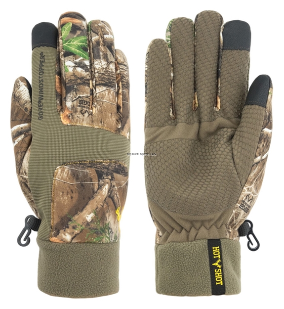 Picture of Hot Shot Men's Realtree Edge "Kodiak" Touch Glove W/ Gore Windstopper Lining G0E-281C-L