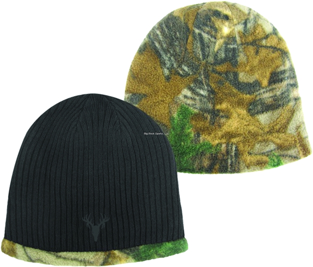 Picture of Hot Shot Mens Ribbed Acrylic Knit Beanie Reversible Realtree Xtra/Asst Colors