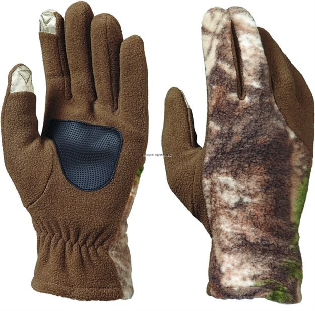 Picture of Hot Shot Mens Sharpshooter Realtree Xtra Fuzzy Fleece Shooters Glove W/Pro Text Touch