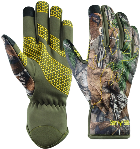 Picture of Hot Shot Stretch Fleece Laminated TO Tpu And Odor-X Treated Gridcore Fleece, Touch PU Material, Realtree Xtra/Canteen, Medium