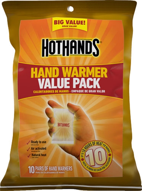 Picture of Hothands Hand Warmer Value Pack 10 Pairs Per Pack 10 Hour H162910