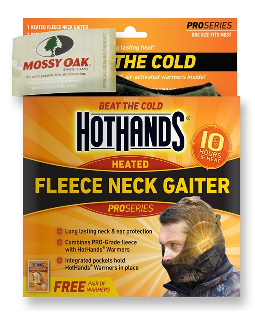 Picture of Hothands Heated Neck Gaiter Mossy Oak BU W/Free Pck Warmrs