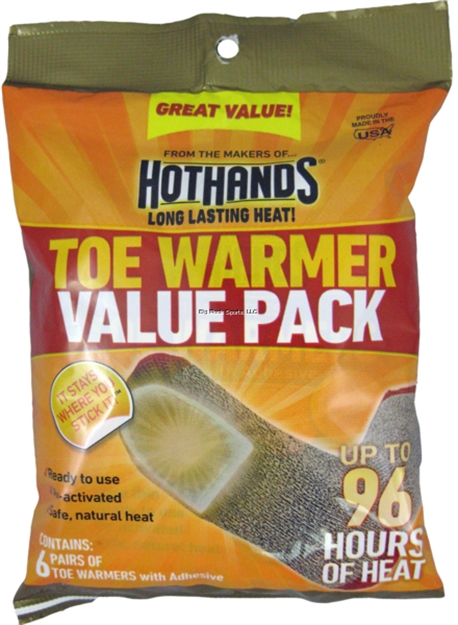 Picture of Hothands Tosti-Toes Toe Warmer Value Pack Contains 6 Pair Adhesive