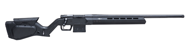 Picture of  Howa Hhera308hbblk M1500 Hera 308 Win 5+1 24" Heavy Threaded Barrel, Black Rec, Black Hera H7 Chassis Stock