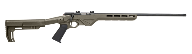 Picture of  Citadel Cit17hmrbltfde Trakr  17 Hmr 5+1 18" Blued Steel Barrel & Receiver, Flat Dark Earth Synthetic Stock