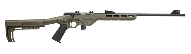 Picture of  Citadel Cit22lrbltodg Trakr  22 LR 10+1 18" Blued Steel Barrel & Receiver, OD Green Synthetic Stock