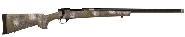 Picture of  Howa Hgcf65ckts M1500 Hogue 6.5 Creedmoor 5+1 24" Black Carbon Fiber Steel Barrel, Black Steel Receiver, Kratos Camo Hogue Overmolded Synthetic Stock