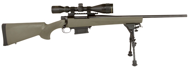 Picture of Howa Hgk36107bp Hogue Gameking Scope Package Bolt 223 Remington 20" 10+1 Hogue Overmolded Green Stk Blued