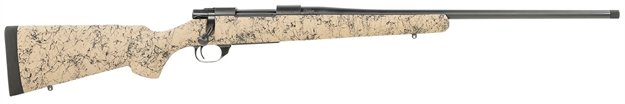 Picture of  Howa Hhs43164 M1500 HS Precision 308 Win 5+1 22" Threaded Barrel, Black Metal Finish, Tan Black Webbed Fixed HS Precision Stock 682146399233