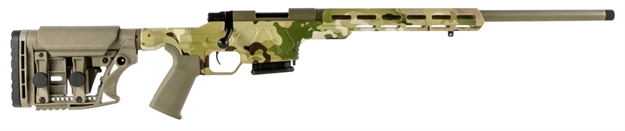 Picture of Howa Hmac70742mcc Mini Action Rifle Bolt 7.62X39mm 20" Heavy TB 5+1 Luth-Ar Mba-3/Aluminum Chassis Multi-Cam Stk Flat Dark Earth