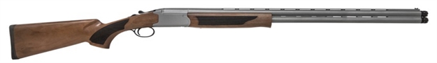 Picture of  Pointer Kar1228gry Acrius  12 Gauge With 28" Black O/U Barrel, 3" Chamber, 2Rd Capacity, Gray Cerakote Metal Finish & Turkish Walnut Stock Right Hand (Full Size)