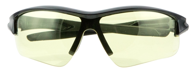 Picture of Howard Leight Acadia Shooter's Safety Eyewear, Amber Lens, Black Frame, Uvextreme Plus Anti-Fog Coating R-02215 033552022152