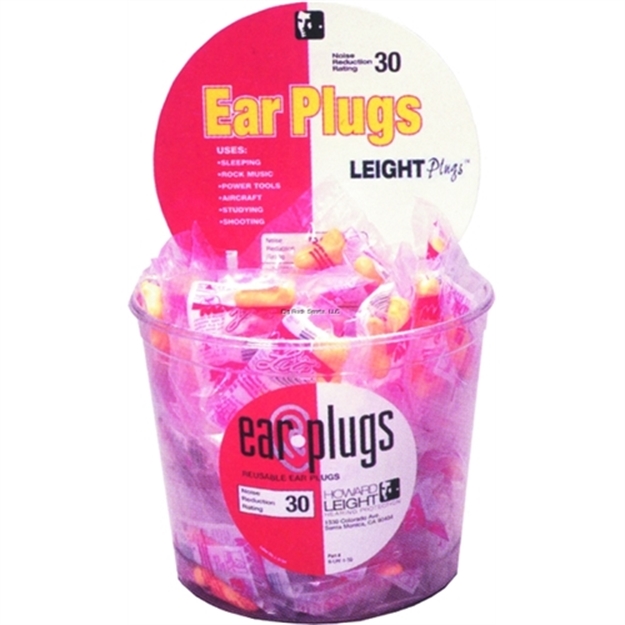 Picture of Howard Leight Howard Leight R-33133 Super-Leight Plugs Pre-Shaped Foam Nrr 33 Uncorded 100Pr Tub