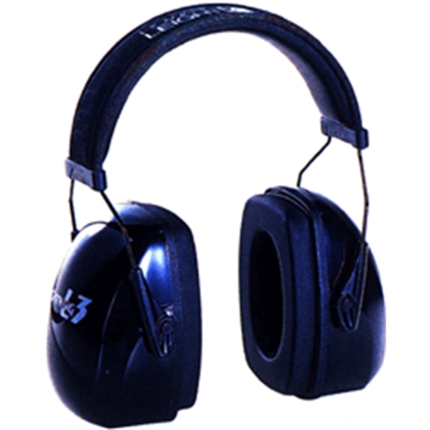 Picture of Howard Leight R03318 Leightning L3 Passive Muff 30 DB Over The Head Black Adult 1 Pair R-03318 033552033189